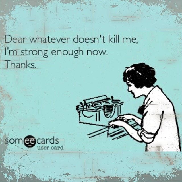 Strong Enough Now