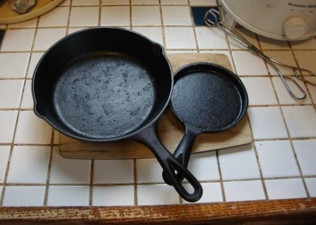 Medium and small pans